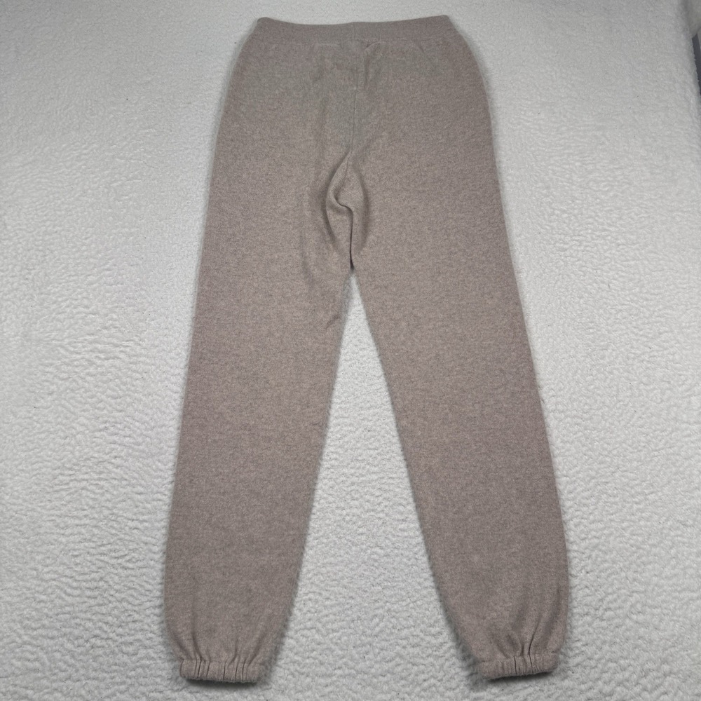 NEW NAADAM Recycled Cashmere Jogger Women's Small Oatmeal Beige Pant $195 - Picture 4 of 13